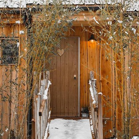La Cabane Ofuro Villa Celles  Exteriör bild