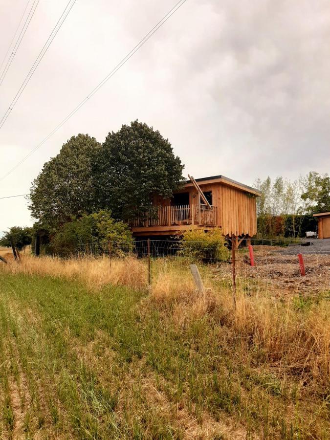 La Cabane Ofuro Villa Celles  Exteriör bild