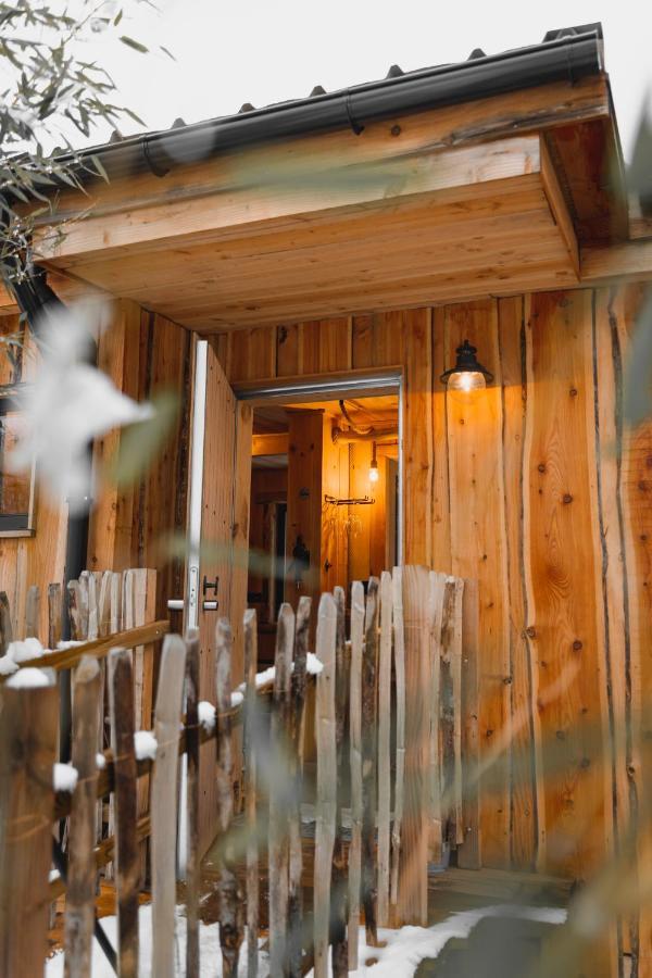 La Cabane Ofuro Villa Celles  Exteriör bild