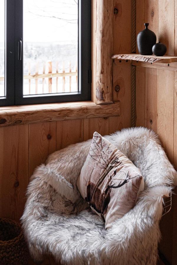 La Cabane Ofuro Villa Celles  Exteriör bild